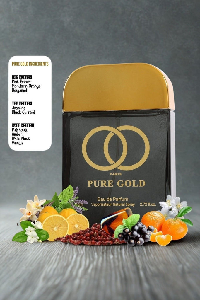 PARIS PURE GOLD SPRAY PERFUME FOR WOMEN 80ML/2.72 FL.OZ