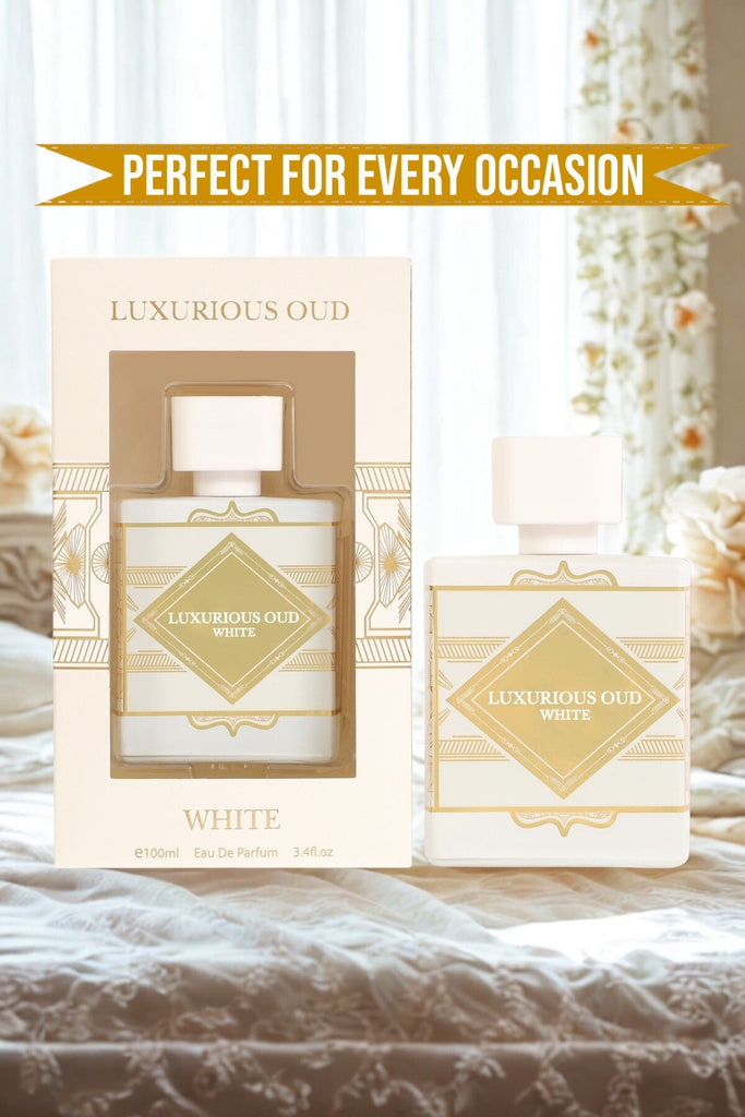 LUXURIOUS OUD WHITE SPRAY PERFUME EAU DE PARFUM FOR WOMEN - 100ML/3.4FL.OZ. - Riah Fashion
