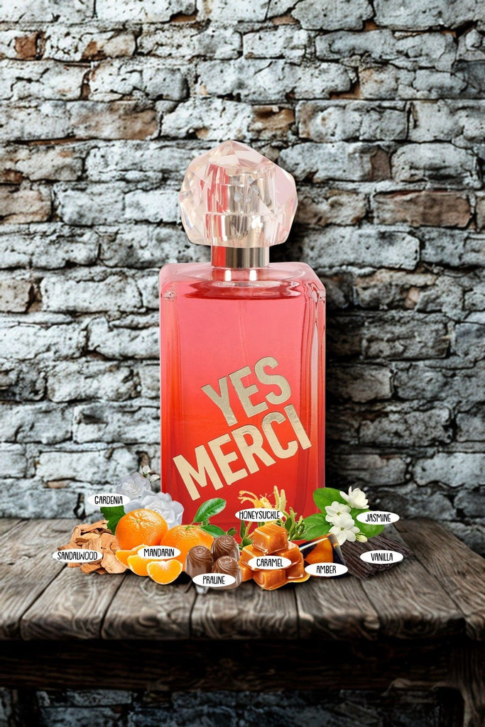 YES MERCI SPRAY PERFUME EAU DE PARFUM FOR WOMEN - 100ML/3.4 FL.OZ