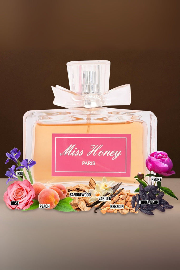 MISS HONEY PARIS SPRAY PERFUME EAU DE PARFUM FOR WOMEN - 100ML/3.4 FL.OZ