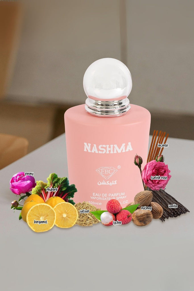 NASHMA SPRAY PERFUME EAU DE PARFUM FOR WOMEN - 100ML/3.4 FL.OZ