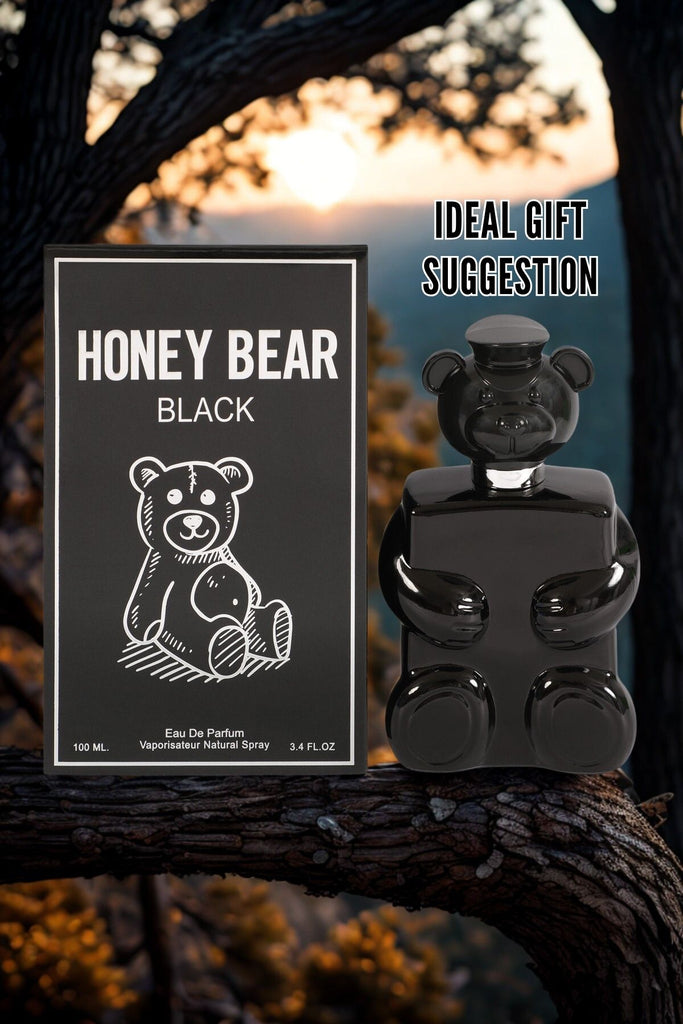 HONEY BEAR BLACK SPRAY PERFUME EAU DE PARFUM FOR MEN - 100ML/3.4FL.OZ. - Riah Fashion