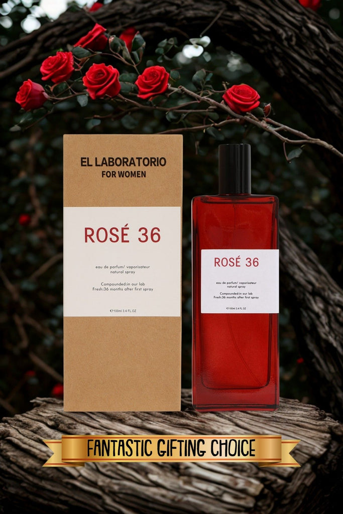 EL LABORATORIO ROSE' 36 SPRAY PERFUME EAU DE PARFUM FOR WOMEN - 100ML/3.4 FL.OZ.