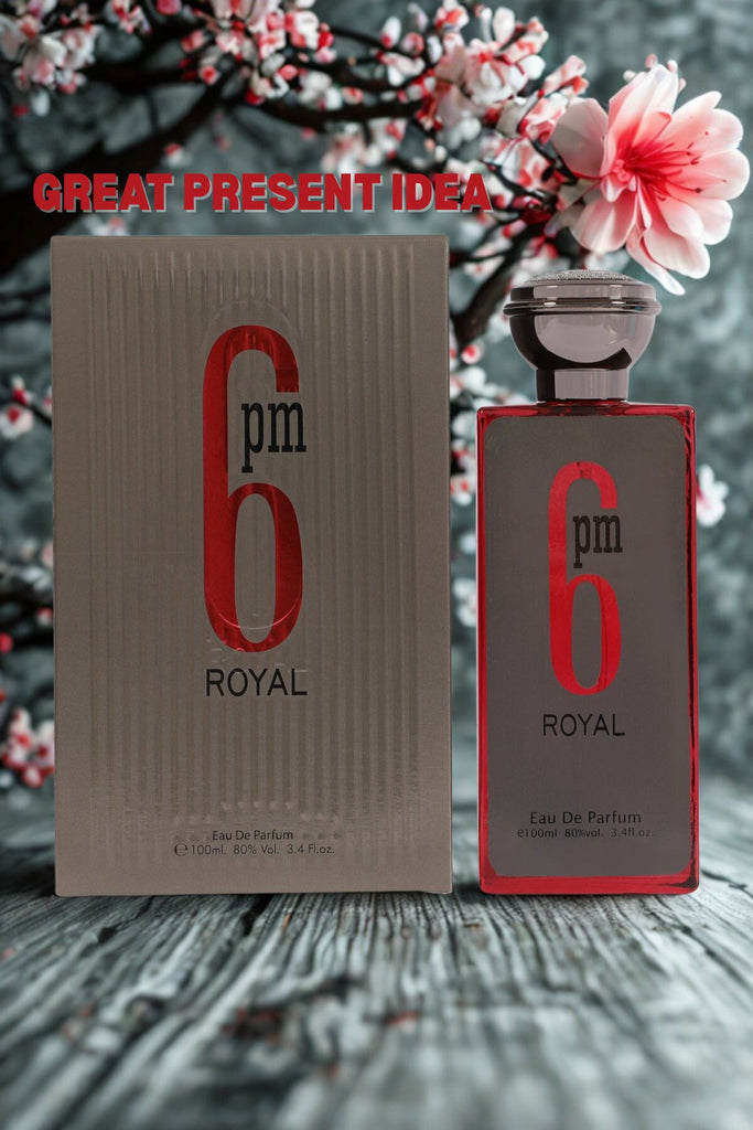 6 PM ROYAL SPRAY PERFUME EAU DE PARFUM FOR MEN AND WOMEN - 100ML/3.4 FL.OZ.