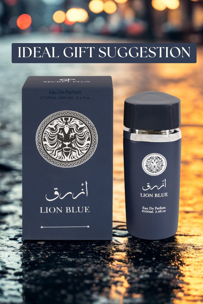 LION BLUE SPRAY PERFUME EAU DE PARFUM FOR MEN - 100ML/3.4FL.OZ. - Riah Fashion