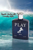 PLAY BLUE SPRAY COLOGNE EAU DE TOILETTE FOR MEN - 100ML/3.4 FL.OZ.