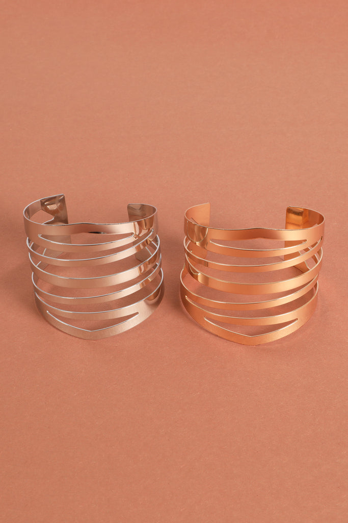 LAYERED CUFF BRACELET