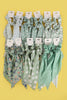 SPRING FLORAL ASSORTED DESIGNS SCRUNCHIE SCARF HAIR ACCESSORIES