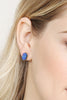 DRUZY HEXAGON POST EARRINGS