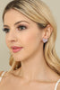 HEART DRUZY POST EARRINGS