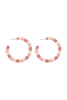 FIMO METAL HOOP EARRINGS