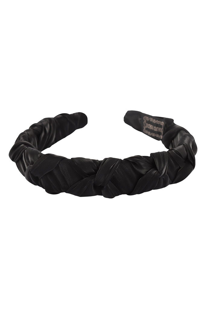 BRAIDED KNOT LEATHER HEADBAND HAIR ACCESORIES