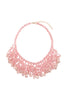 GLASS BEADS STATEMENT BIB NECKLACE