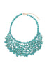 GLASS BEADS STATEMENT BIB NECKLACE