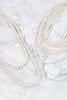 MULTI LAYER PEARL BEADS STATEMENT NECKLACE