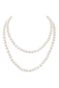 2 LINE PEARL BEADS SHORT NECKLACE