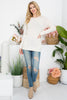 Knit Front Pocket Long Sleeved Top 1