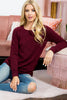 Knit Front Pocket Long Sleeved Top 1