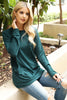 Knit Front Pocket Long Sleeved Top 1