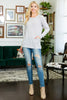 Knit Front Pocket Long Sleeved Top 2
