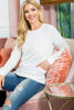 Knit Front Pocket Long Sleeved Top 2