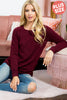 Knit Front Pocket Long Sleeved Top 1