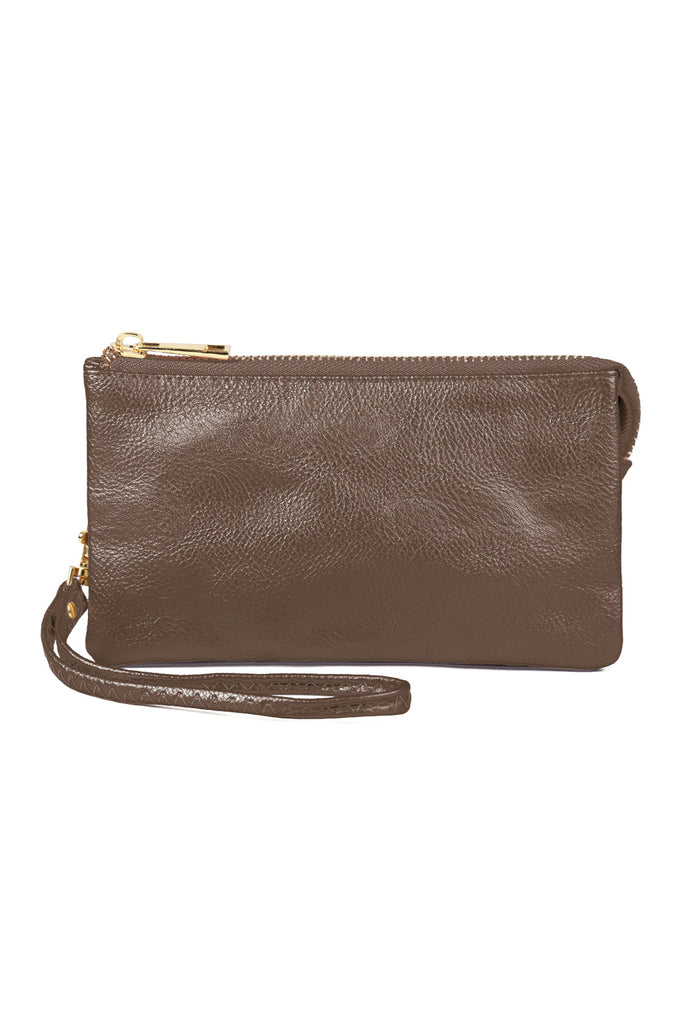 005 - LEATHER WALLET WITH DETACHABLE WRISTLET