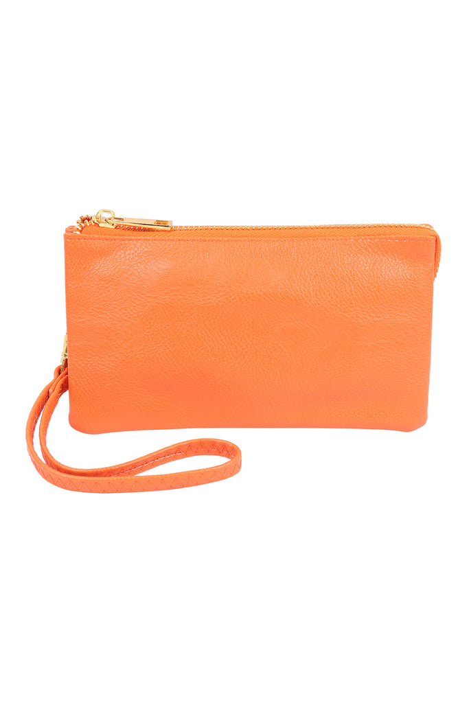 005 - LEATHER WALLET WITH DETACHABLE WRISTLET