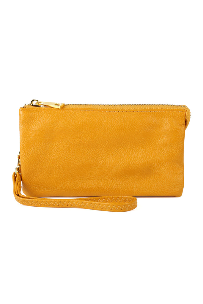 005 - LEATHER WALLET WITH DETACHABLE WRISTLET