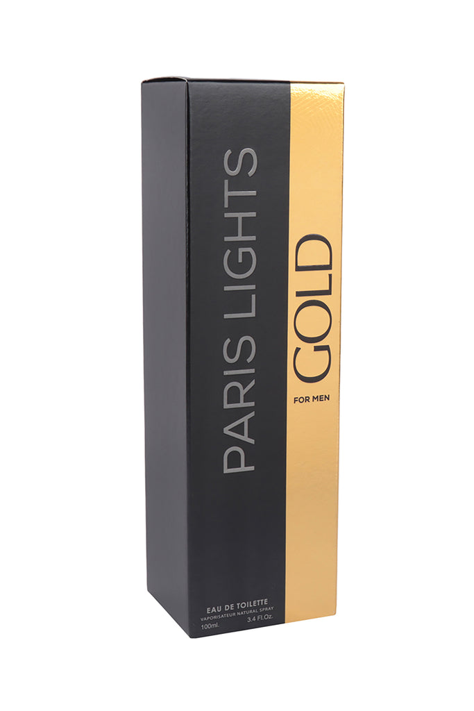 Paris Lights Gold Spray Cologne  Eau De Toilette For Men 100ml/3.4 fl.oz.