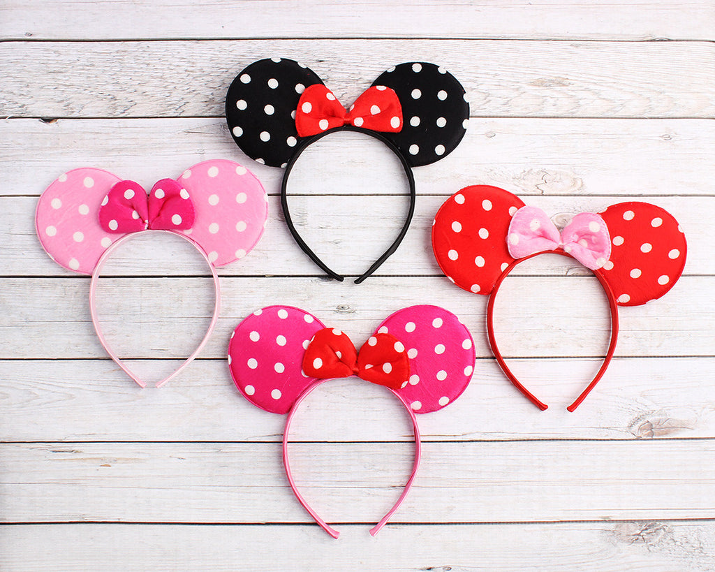 Polka Dot Mouse Headband