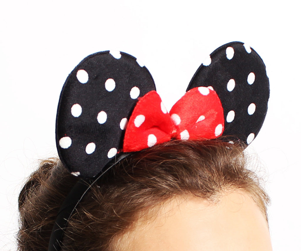 Polka Dot Mouse Headband
