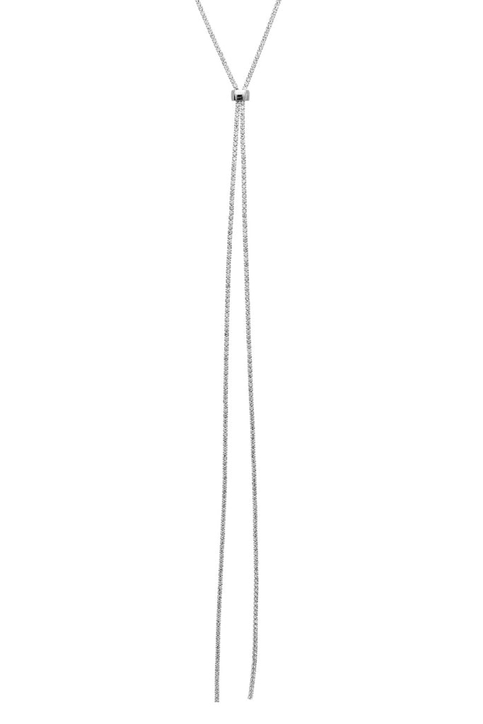 RHINESTONE 47" SLIDER NECKLACE