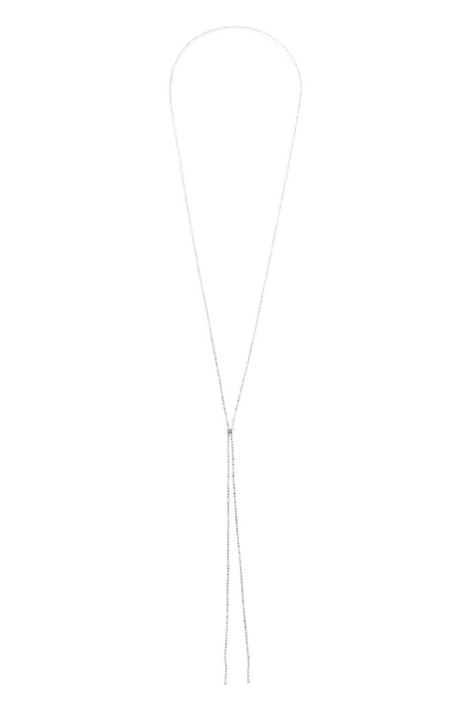 RHINESTONE 47" SLIDER NECKLACE