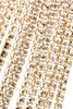 RHINESTONE 12 ROW LAYERED NECKLACE