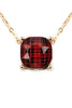 BUFFALO CHECKERED CHAIN NECKLACE
