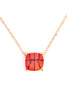 CUSHION CUT BASKETBALL NECKLACE