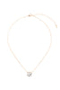 CUSHION CUT CHARM NECKLACE