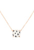 CUSHION CUT CHARM NECKLACE