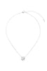 CUSHION CUT CHARM NECKLACE