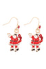 CHRISTMAS SANTA CLAUS EARRINGS