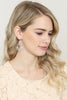 25674 - DOUBLE TEARDROP POST EARRINGS