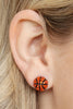 25719 -  BASKETBALL SPORTS CHARM STUD EARRINGS - Riah Fashion