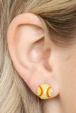 25720 - SOFTBALL SPORTS CHARM STUD EARRINGS