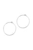 25804-40 - 40MM WIRE HOOP EARRINGS