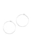25804-40 - 40MM WIRE HOOP EARRINGS
