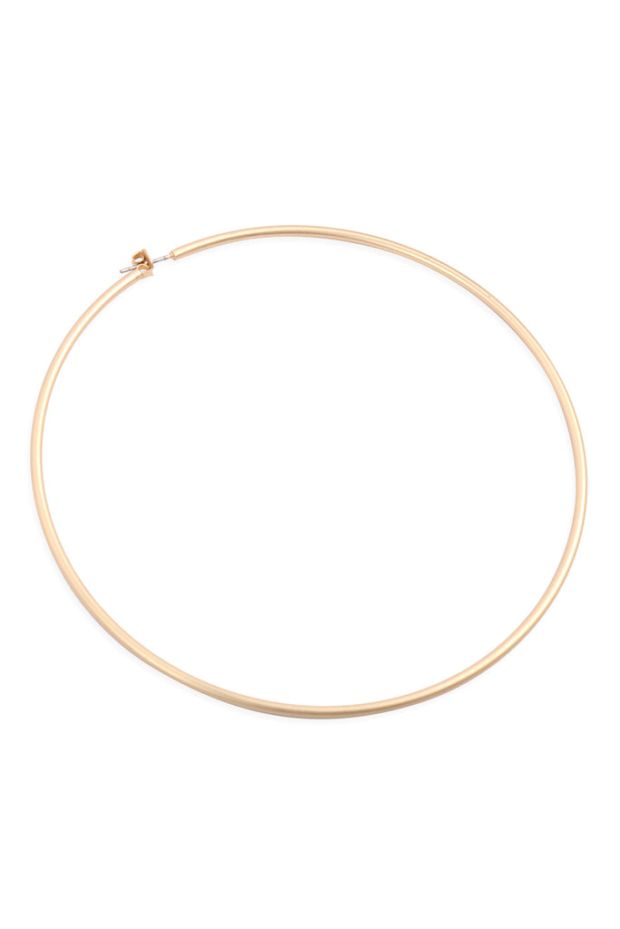 25805-100 - 2MM WIRE 100MM HOOP EARRINGS