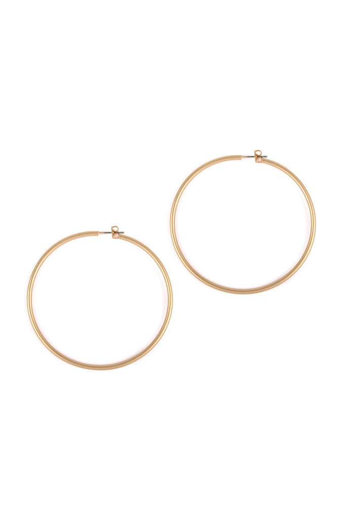 WIRE HOOP EARRINGS