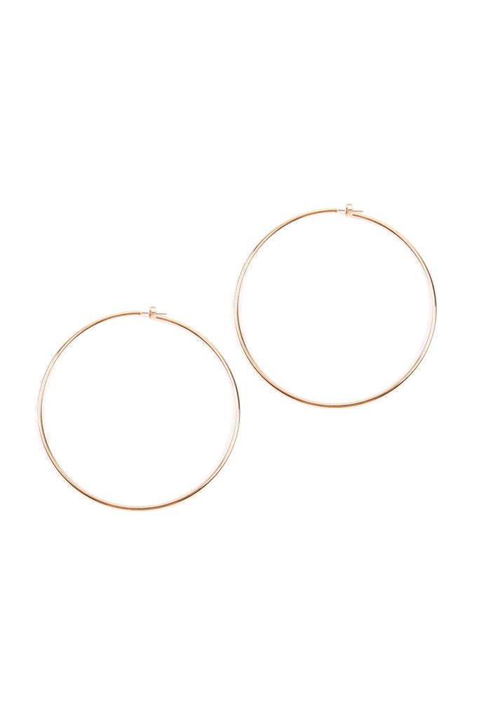 WIRE HOOP EARRINGS