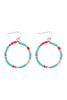 26876 - 35MM RUBBER DISC HOOK EARRINGS